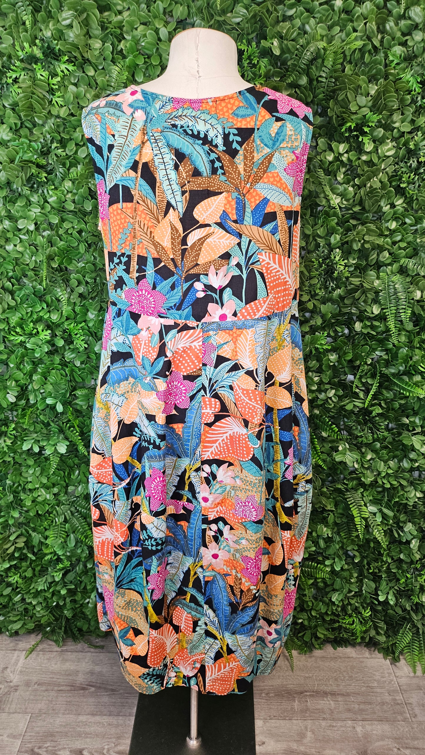 Orientique Multi Patterned Dress (12)