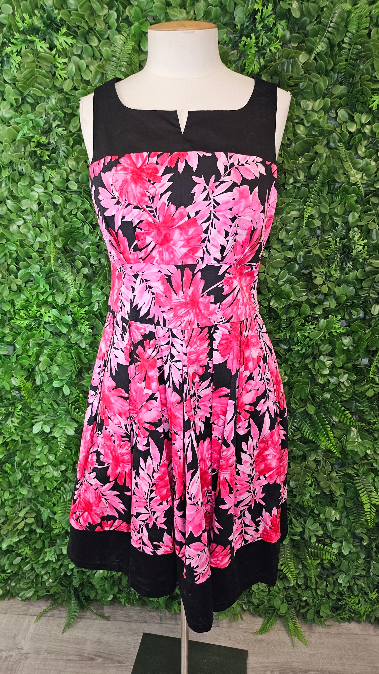 L'officiel Floral Fit & Flare Dress (10)