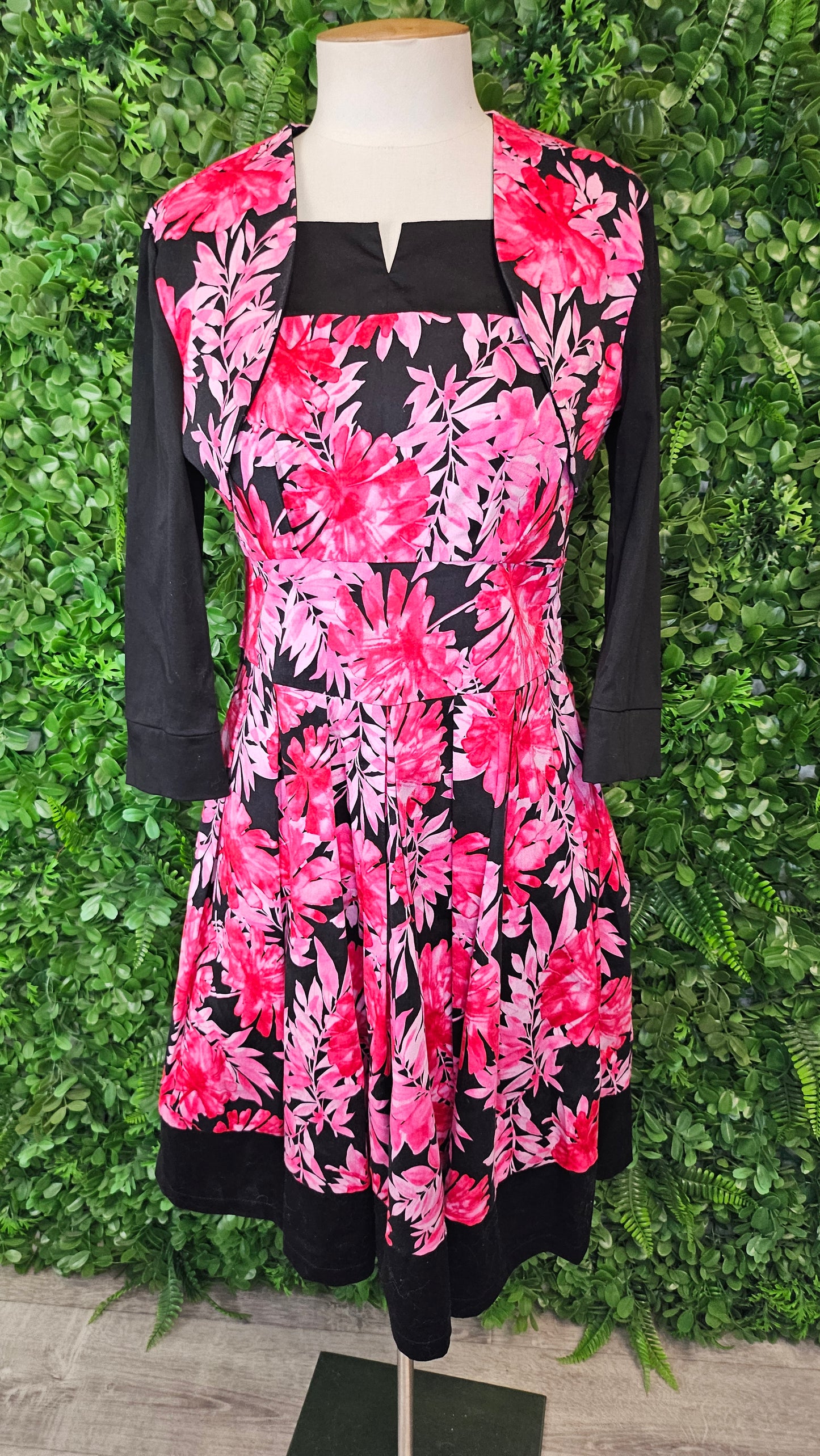 L'officiel Floral Fit & Flare Dress (10)