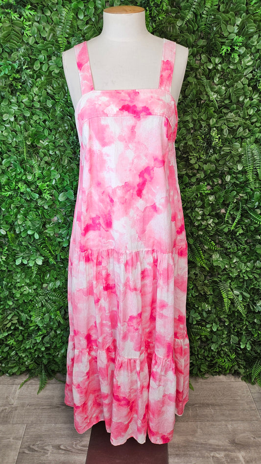 Witchery Pink Tiered Sundress (8)