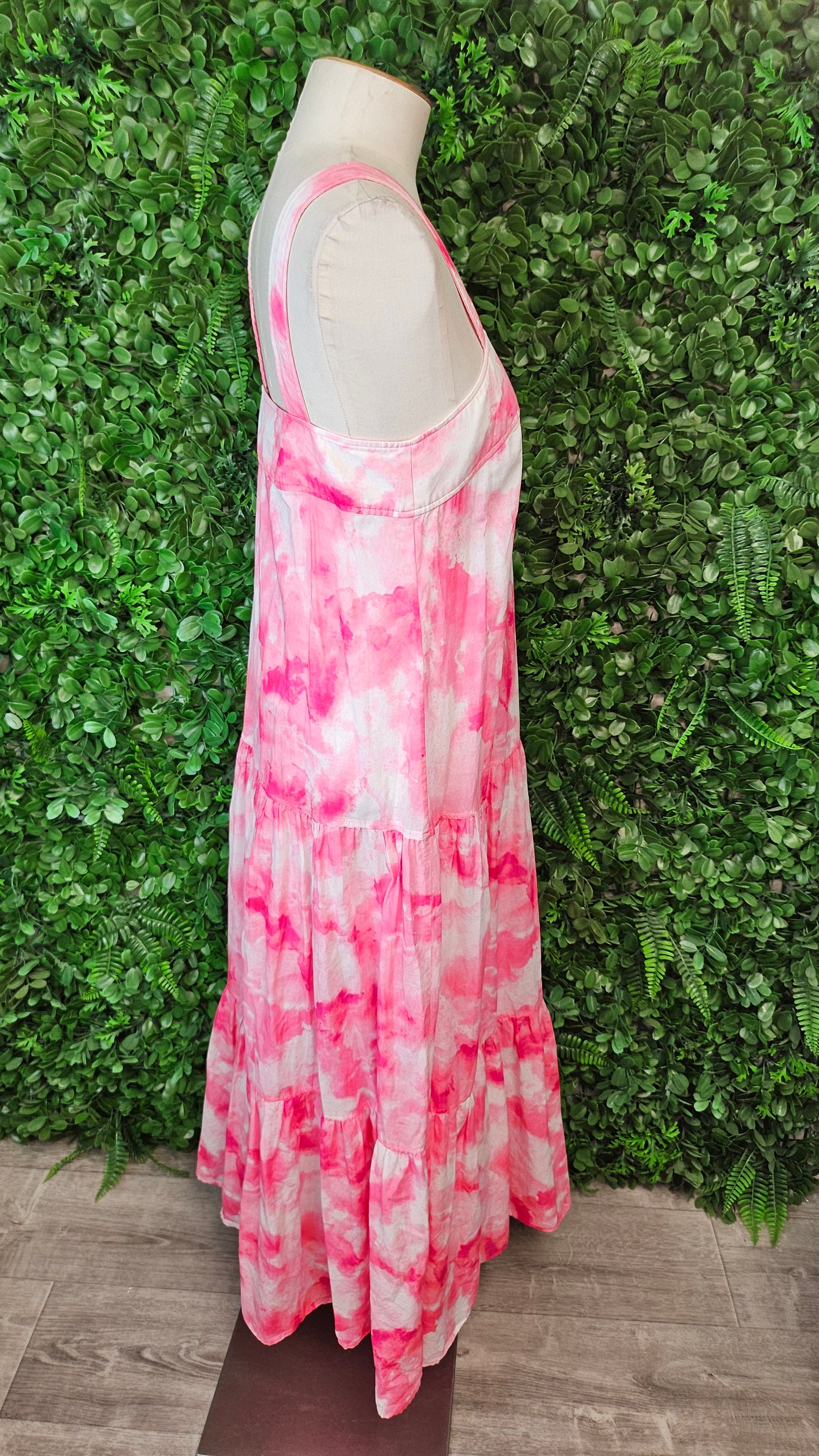 Witchery Pink Tiered Sundress (8)