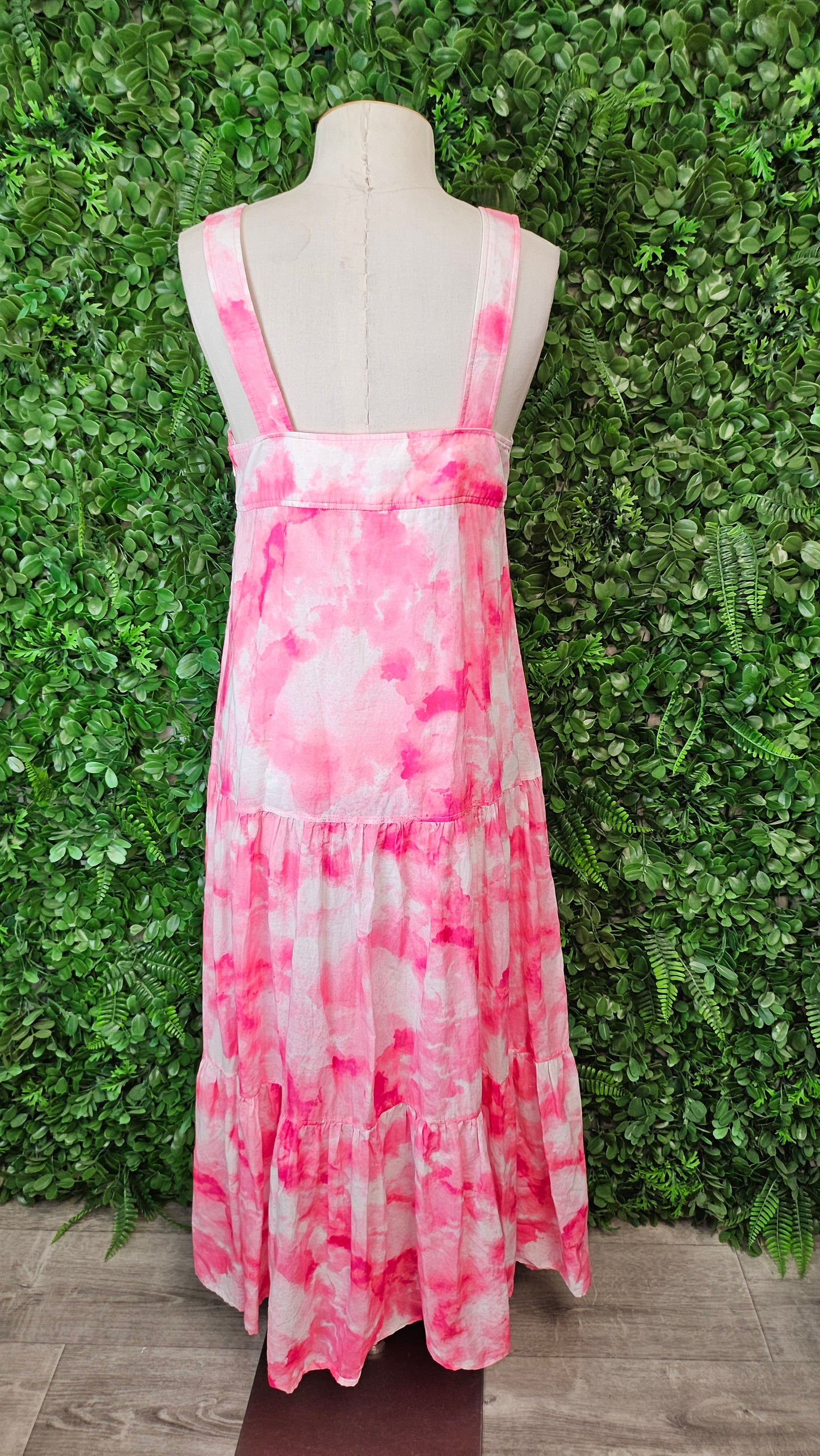 Witchery Pink Tiered Sundress (8)