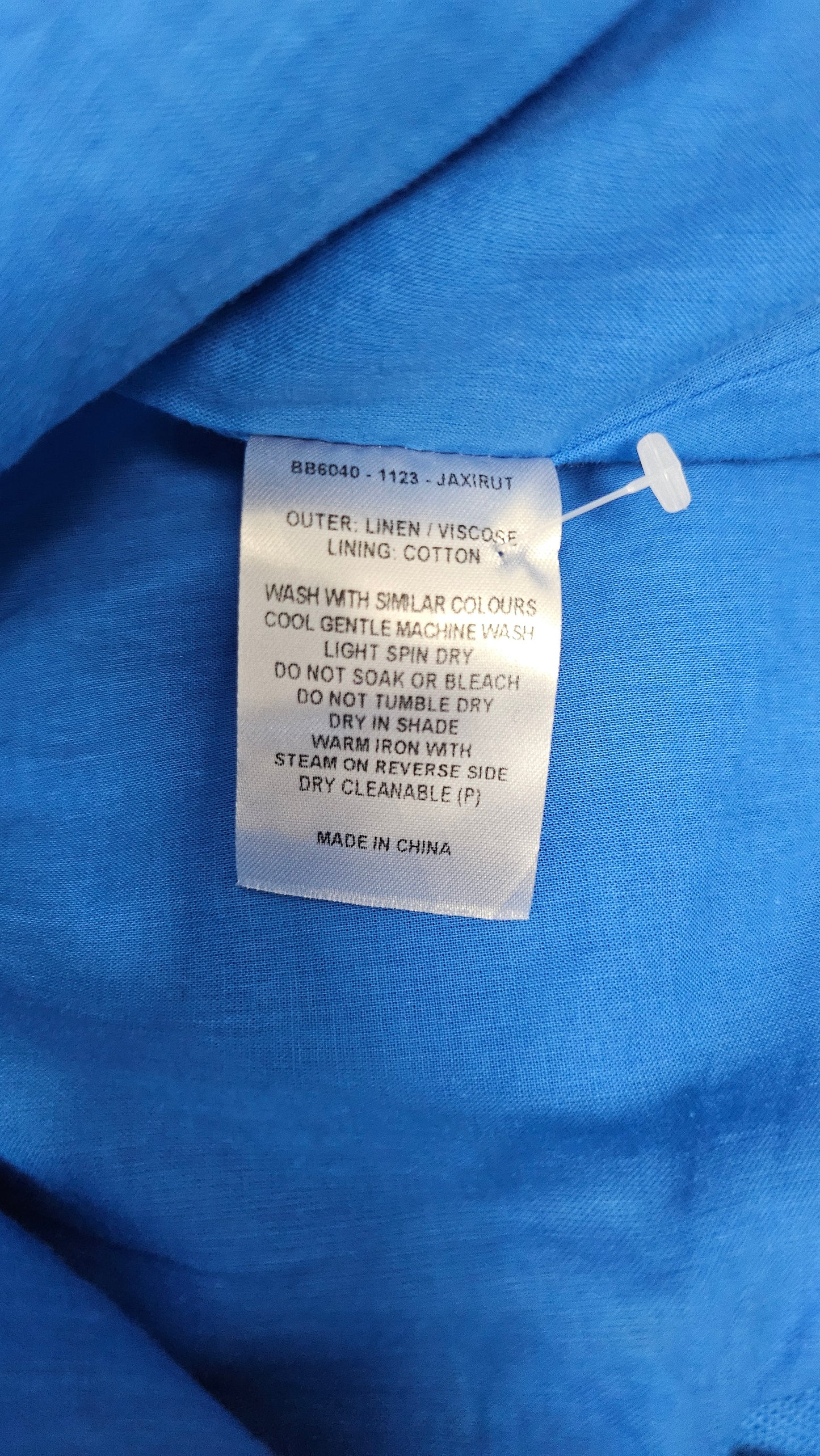 Betty Basics Blue Linen Blazer (14)