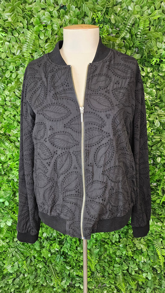 Huffer Black Bomber Jacket (14)