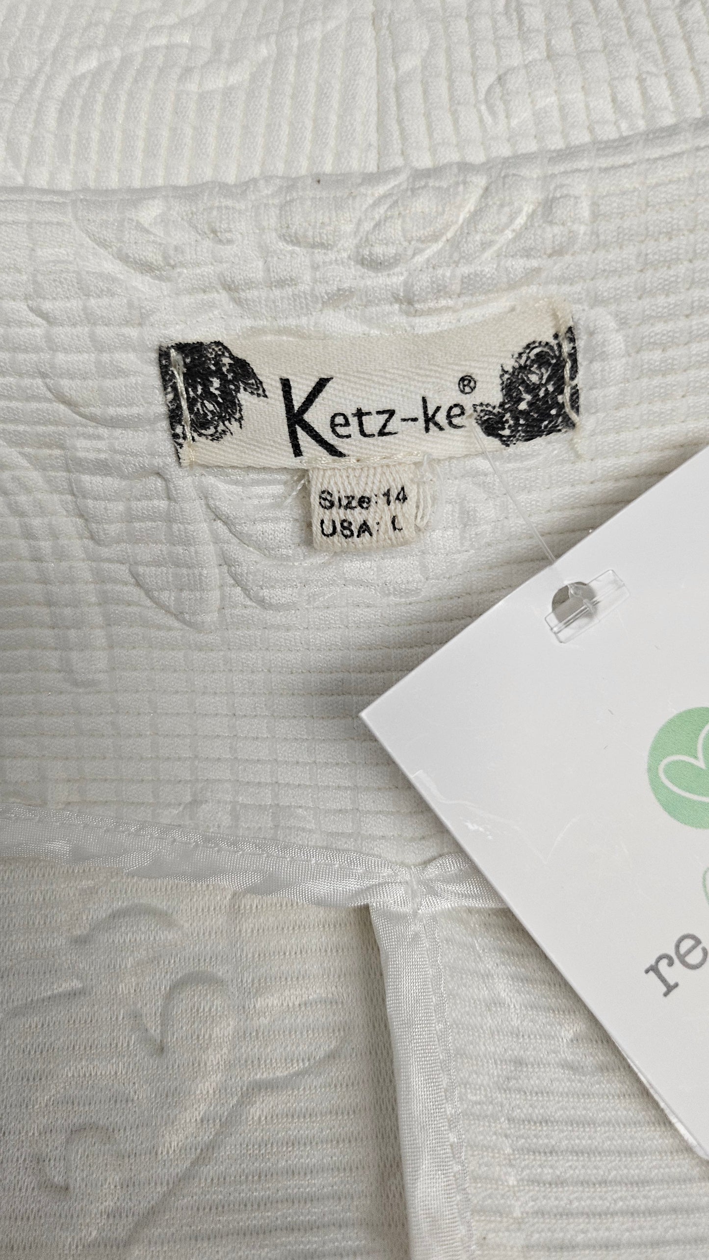 Ketz-ke Cream Textured Kimono Jacket (14)