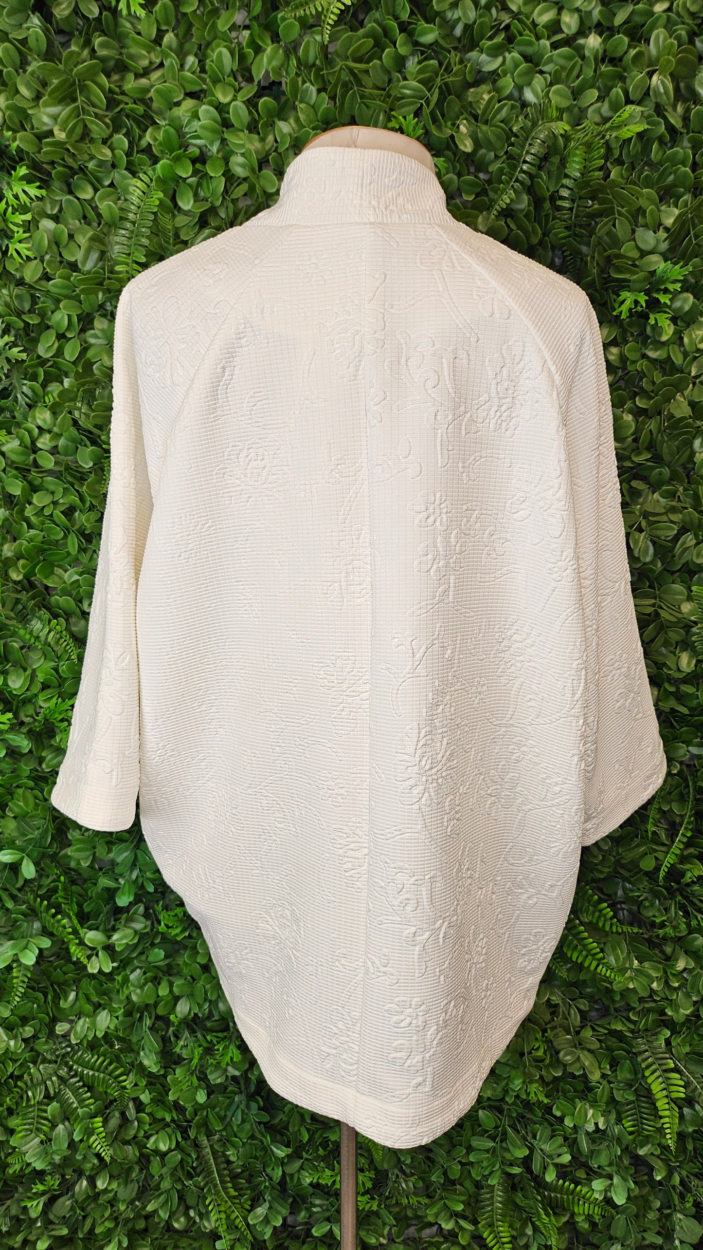 Ketz-ke Cream Textured Kimono Jacket (14)