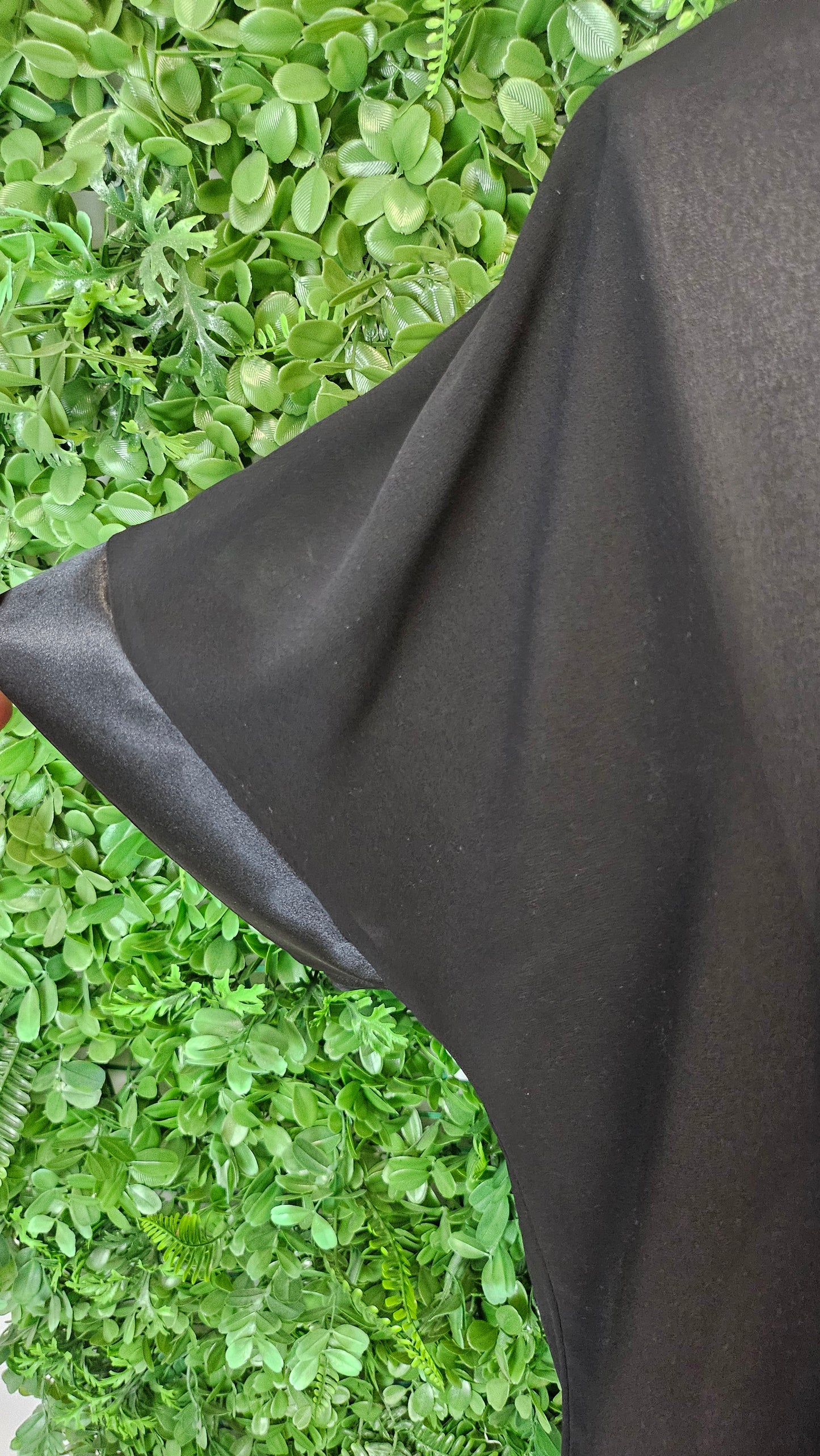 Cashews Black Georgette Top (20)