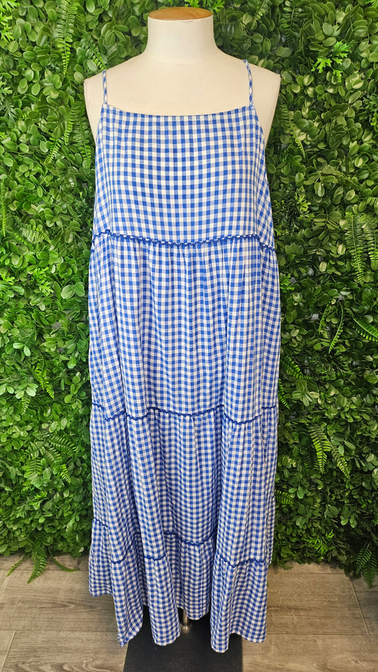 Haven Blue Check Sundress (14)
