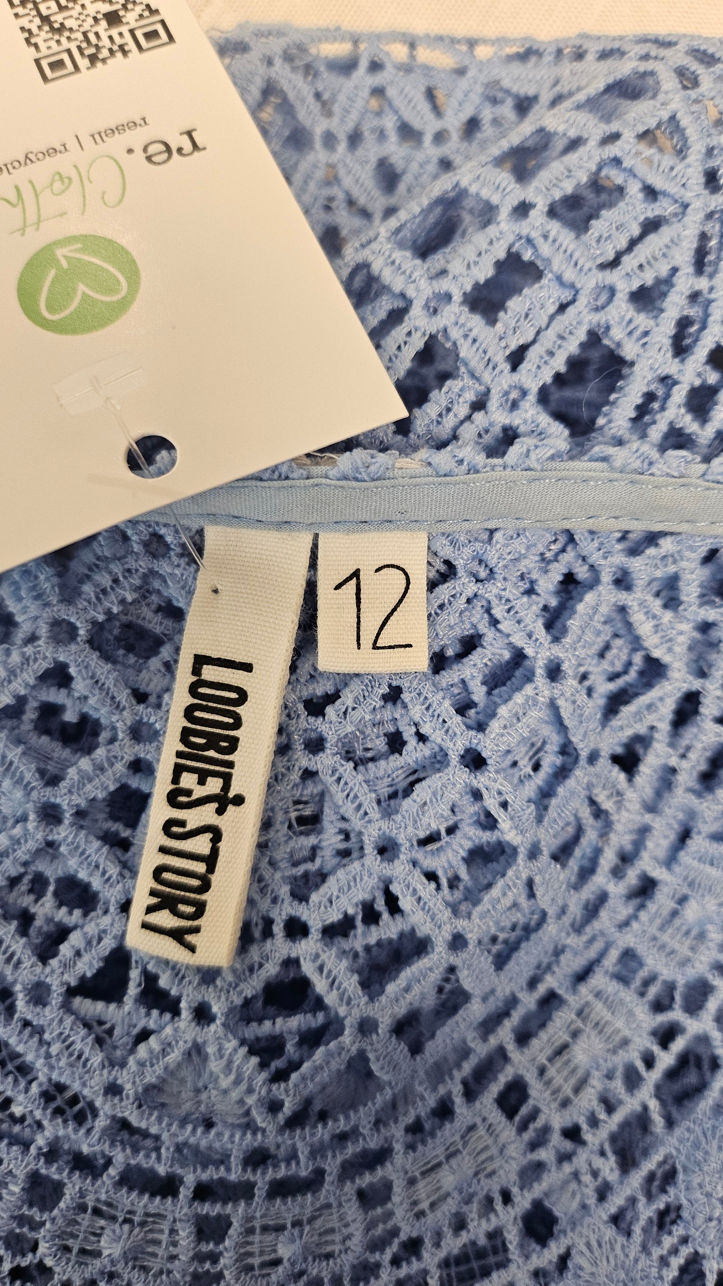 Loobies Story Blue Lace Midi Dress (10)