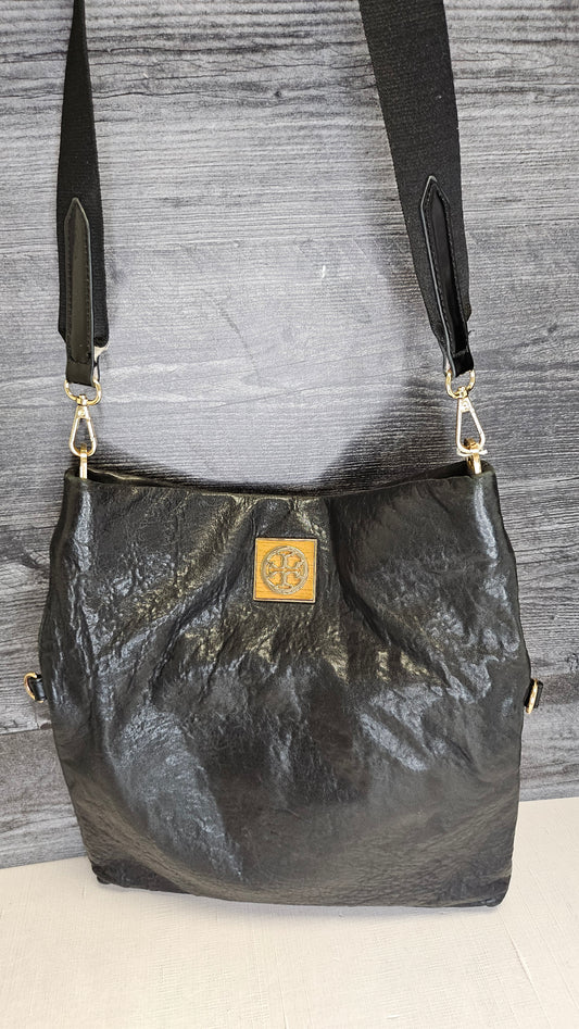 Tory Burch Black Leather Crossbody Bag 25x32x4cm