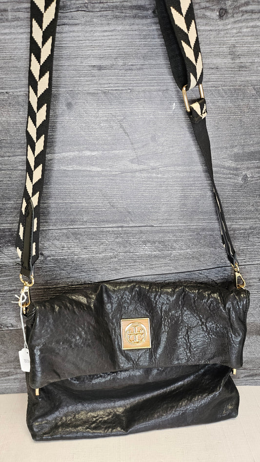 Tory Burch Black Leather Crossbody Bag 25x32x4cm