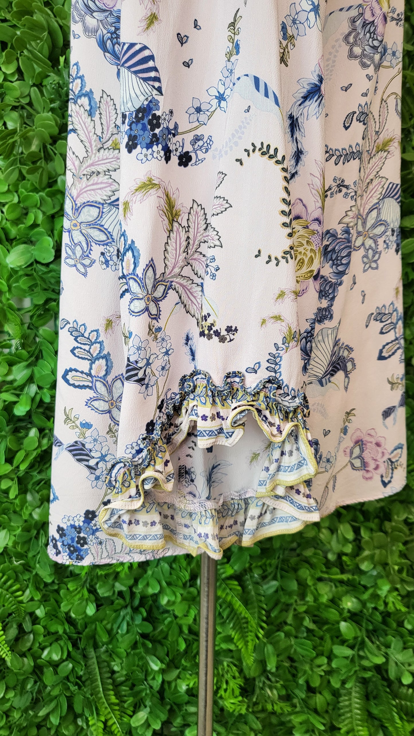 Loobies Story Print Ruffle Sleeve Top (16)