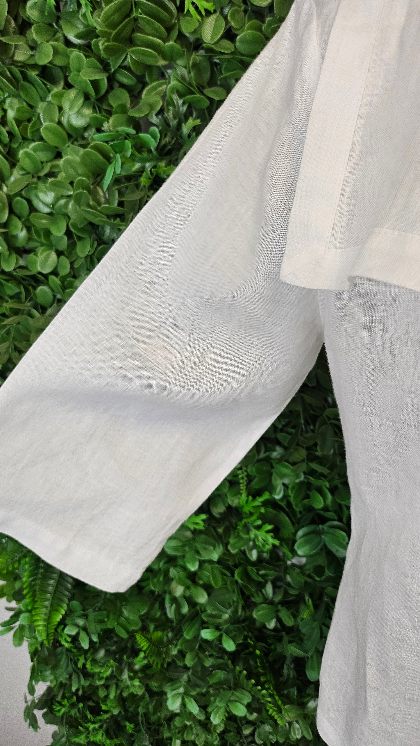 See Saw White Crop Linen Jacket (8)