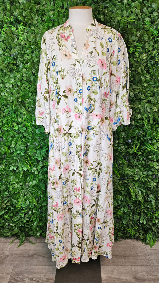 Witchery Print Botanical Floral Dress BNWT (14)