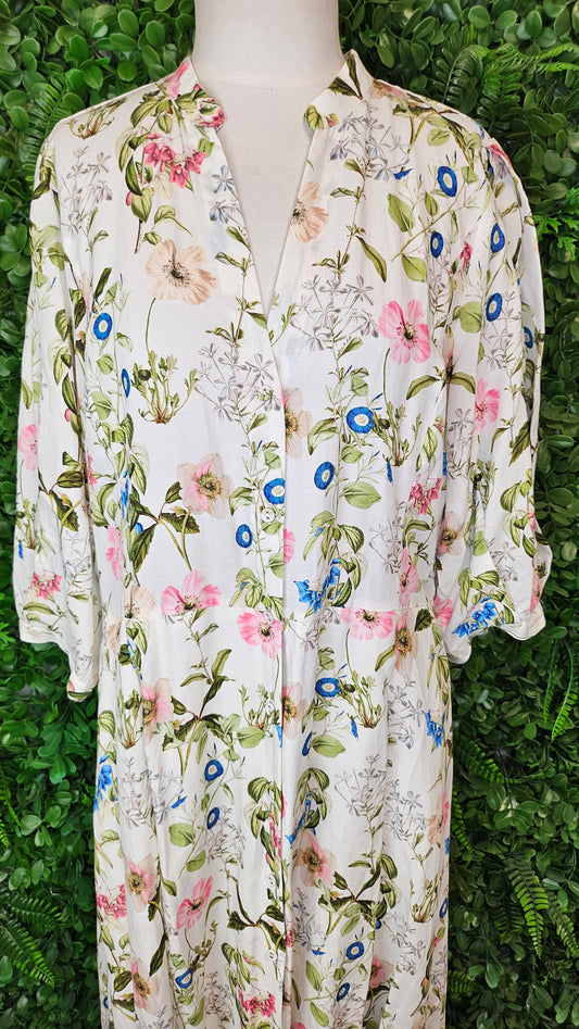 Witchery Print Botanical Floral Dress BNWT (14)