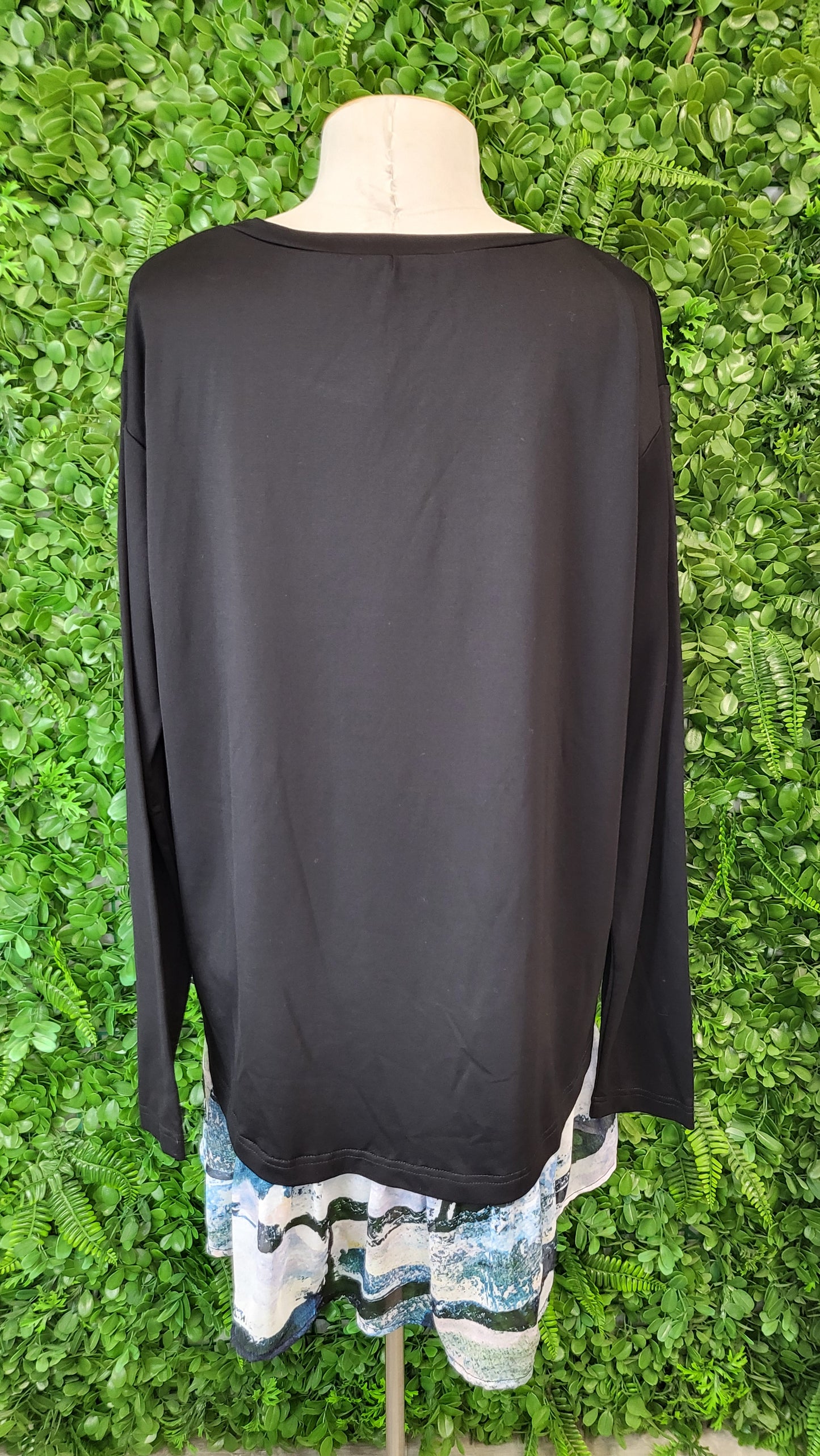 Amaya Black Layered Top BNWT (12)