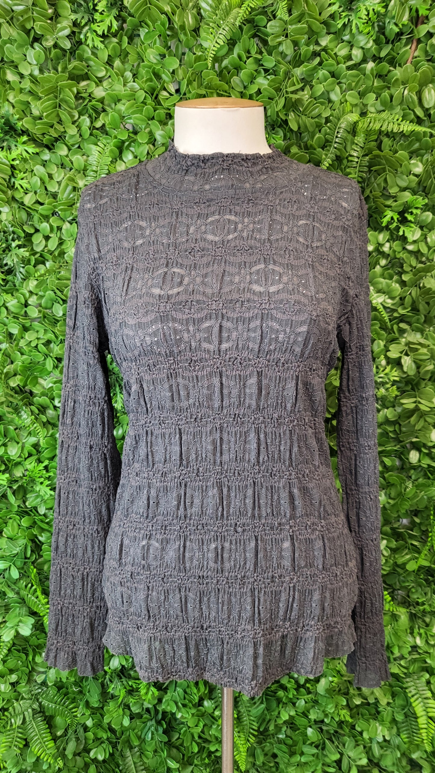 Storm Grey Lace Top BNWT (14)