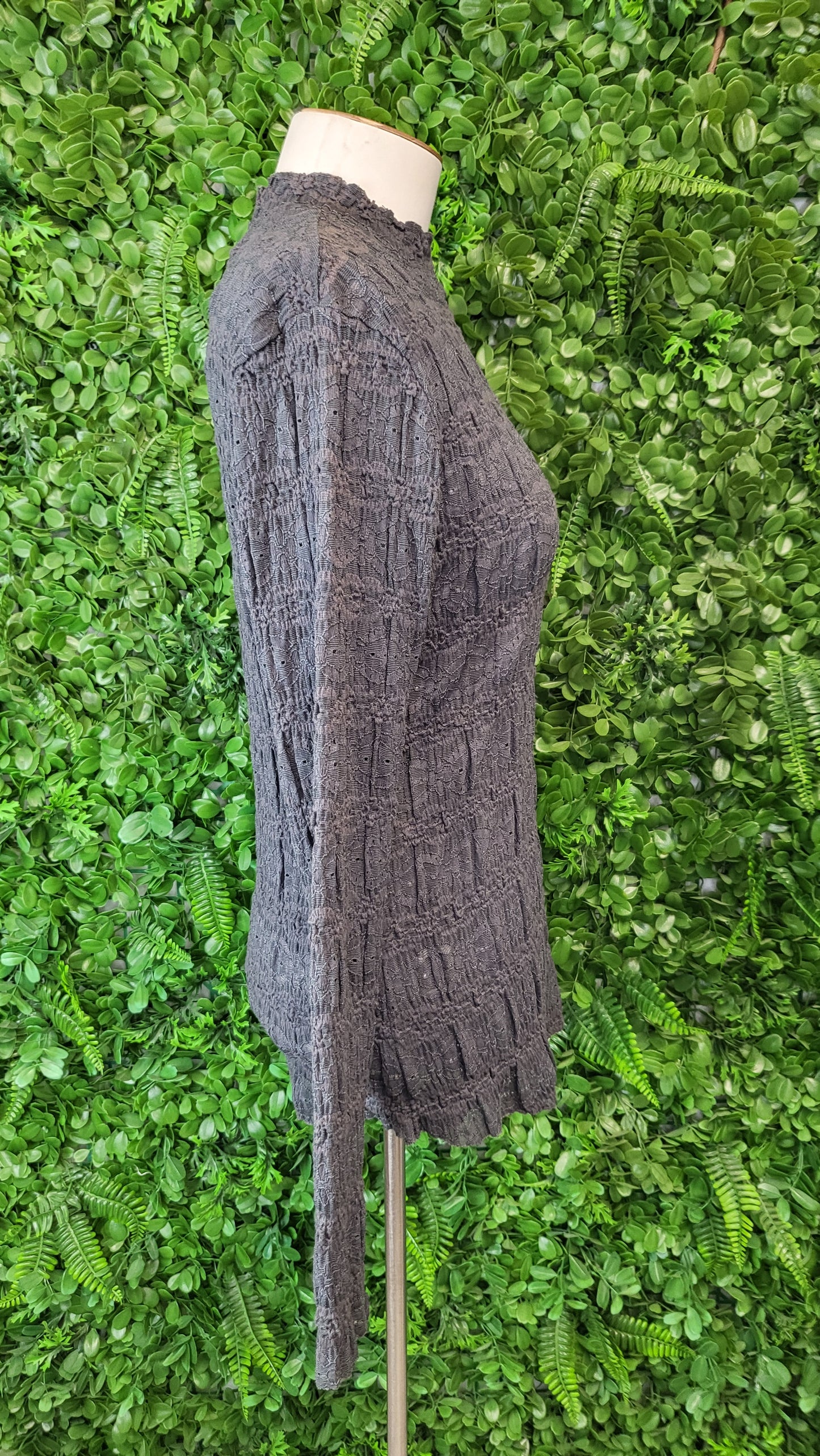 Storm Grey Lace Top BNWT (14)