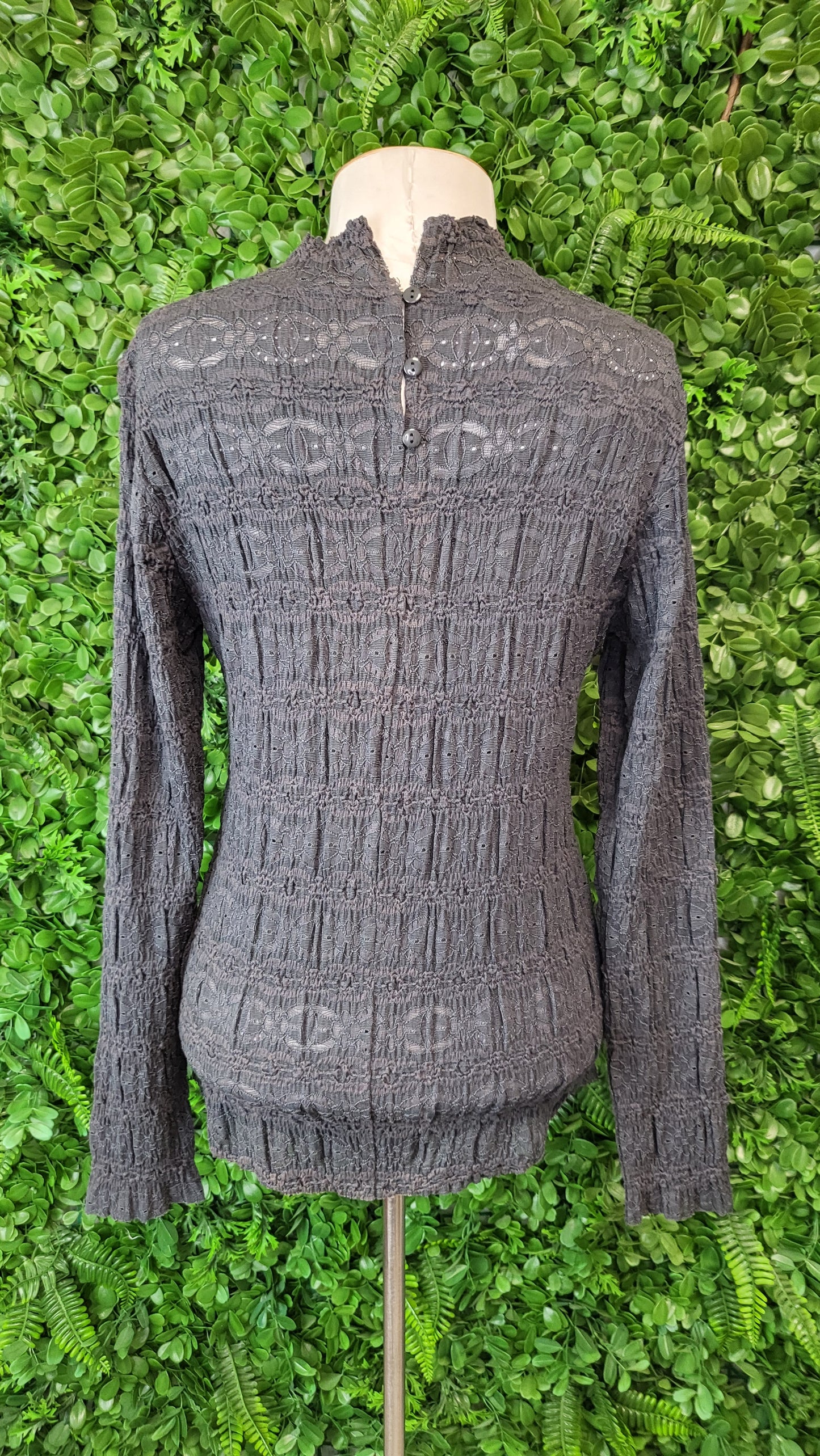Storm Grey Lace Top BNWT (14)