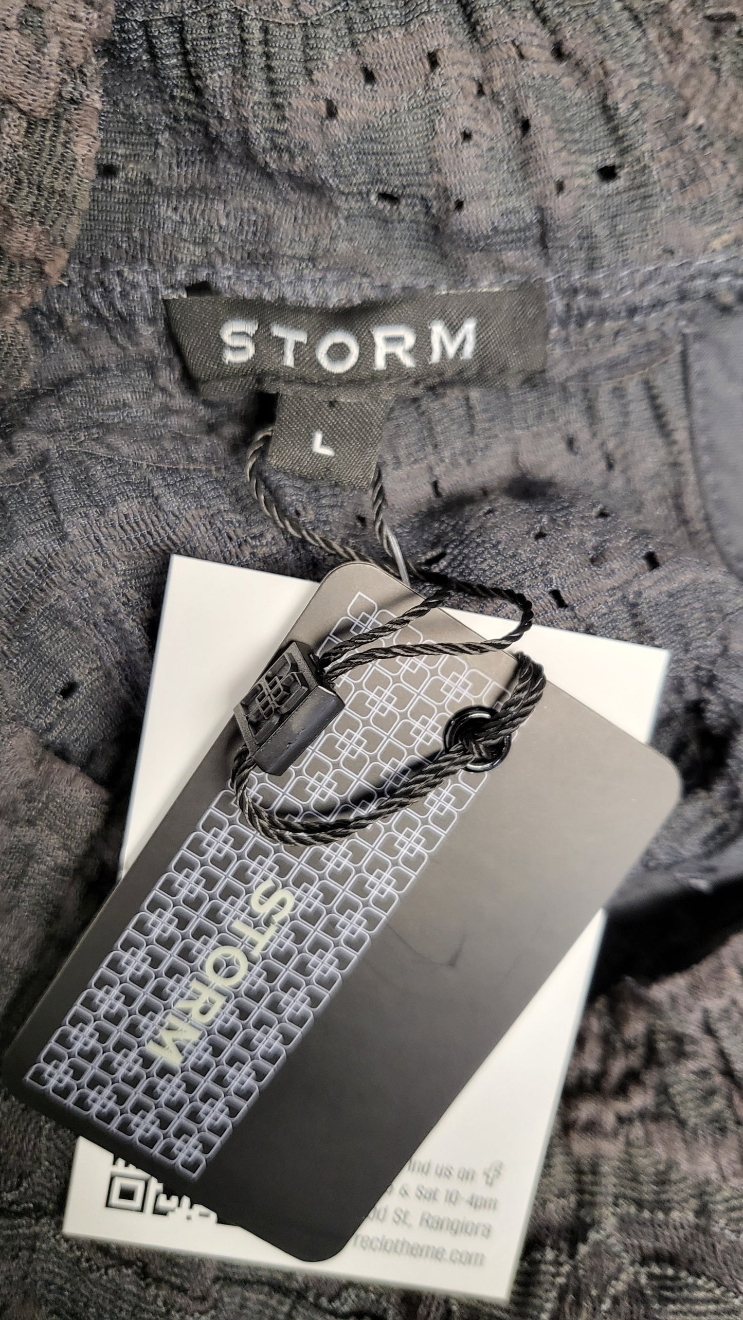 Storm Grey Lace Top BNWT (14)