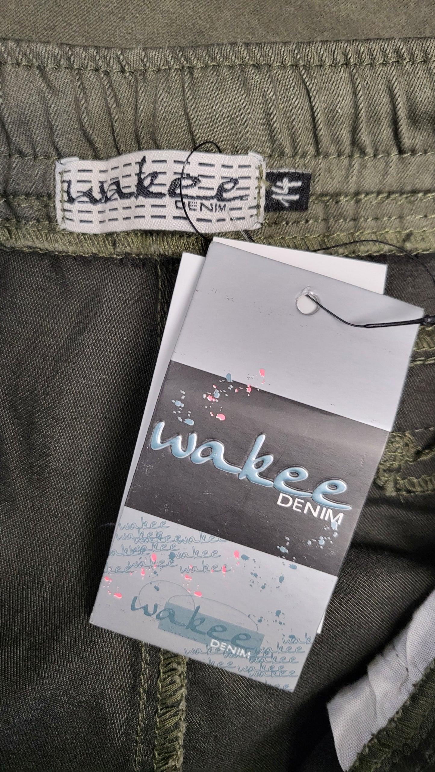 Wakee Olive Cargo Pant BNWT (14)