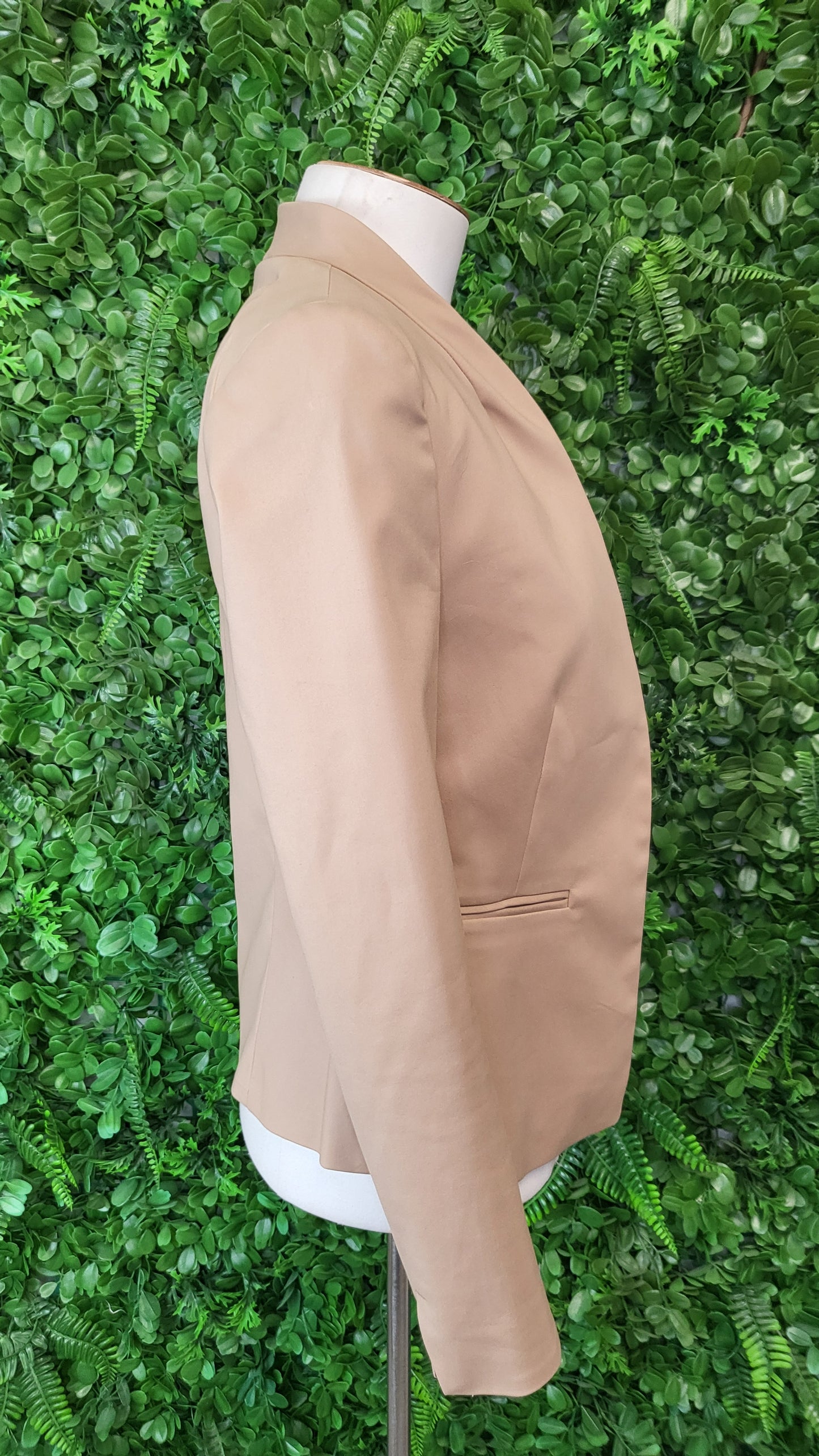 Forever New Tan Open Blazer (8)