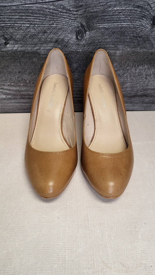 Isabella Anselmi Tan Leather Heel (39)
