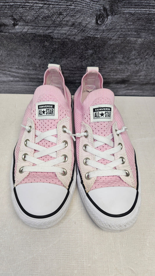 Converse Pink Knit Sneaker (39)