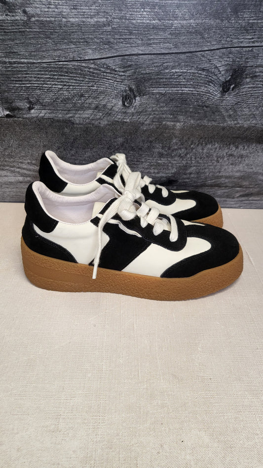 Charlie Rose Cream/Black Hazels Sneakers (36)