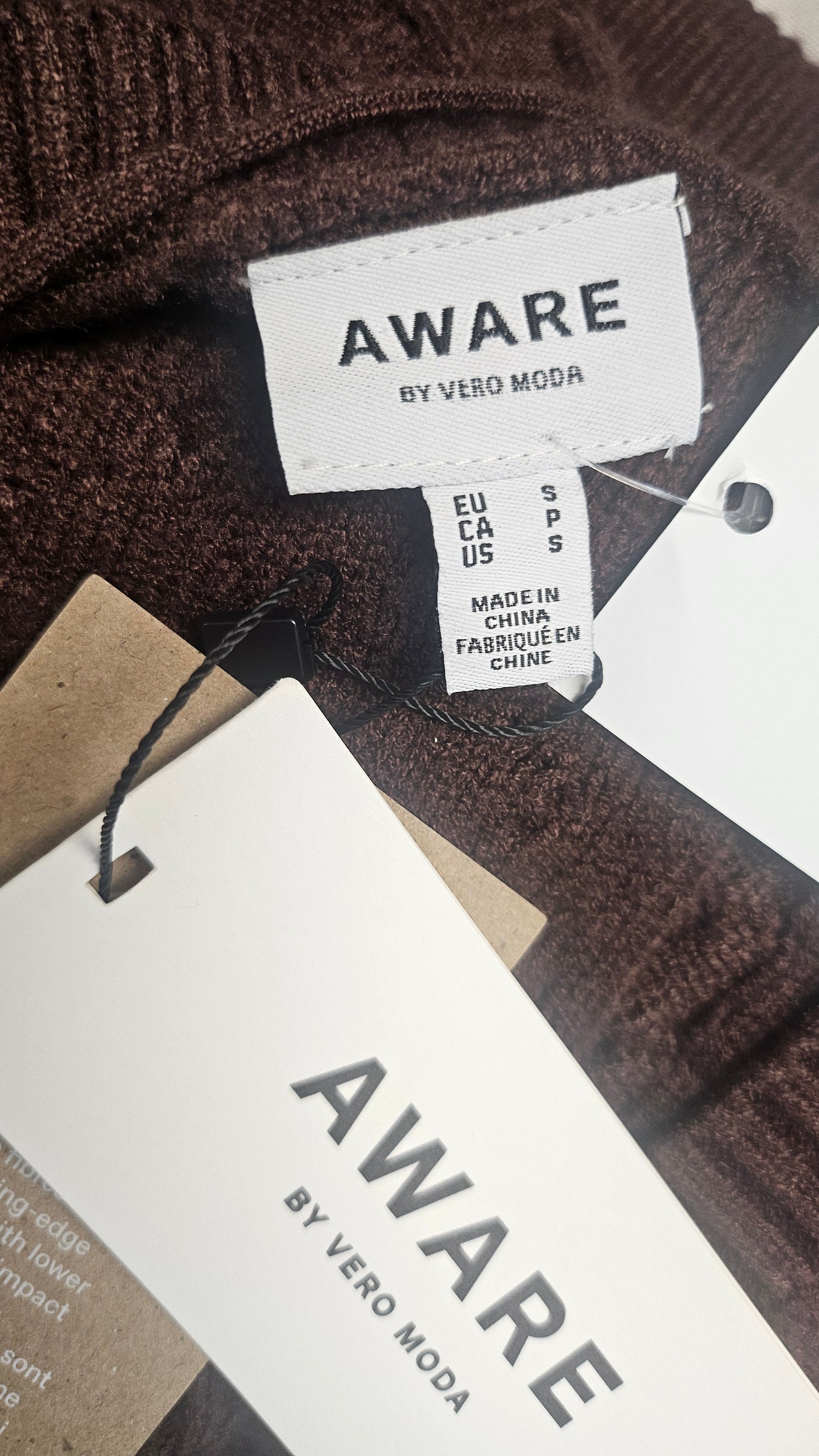 Aware Brown V-Neck Vest BNWT (10)