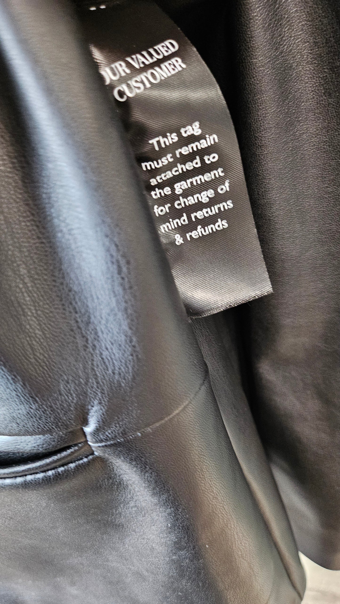 Jacqui E Black Pleather Blazer (14)