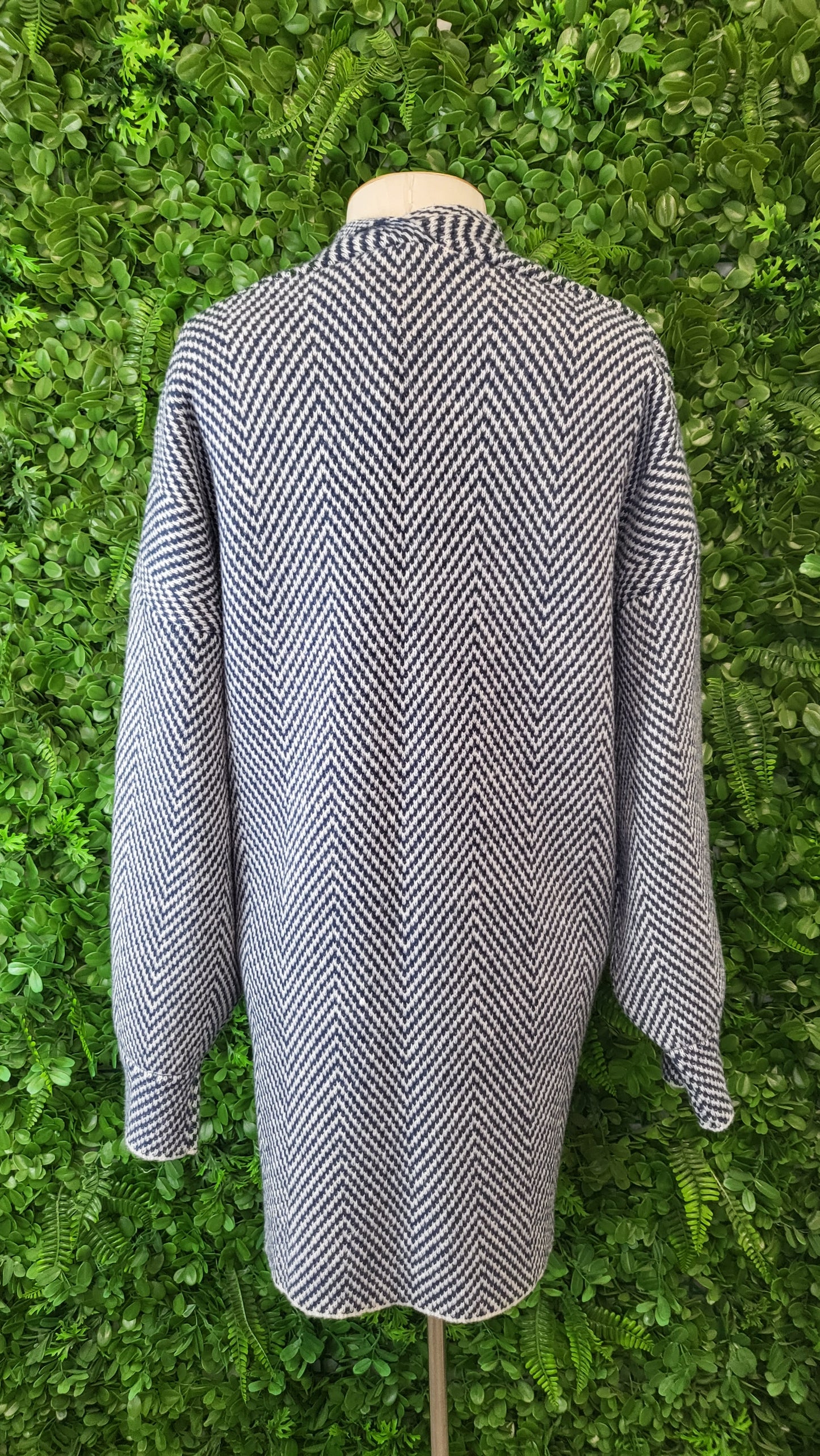 Betty Basics Navy/White Coastal Coatigan BNWT (L)