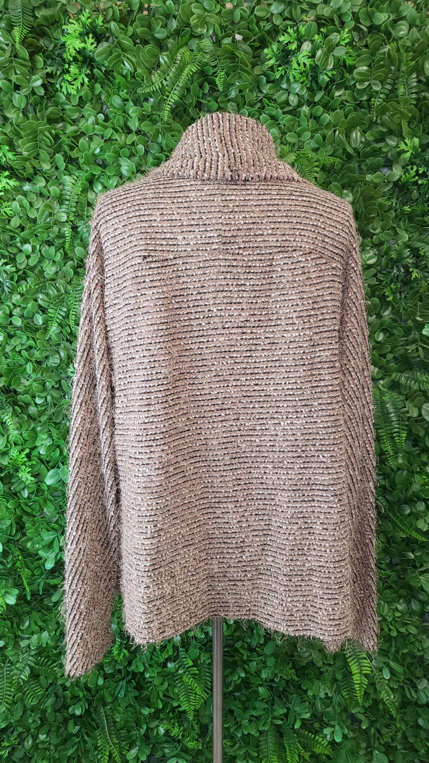 Joanna Morgan Taupe Fluffy Jacket (XXL)