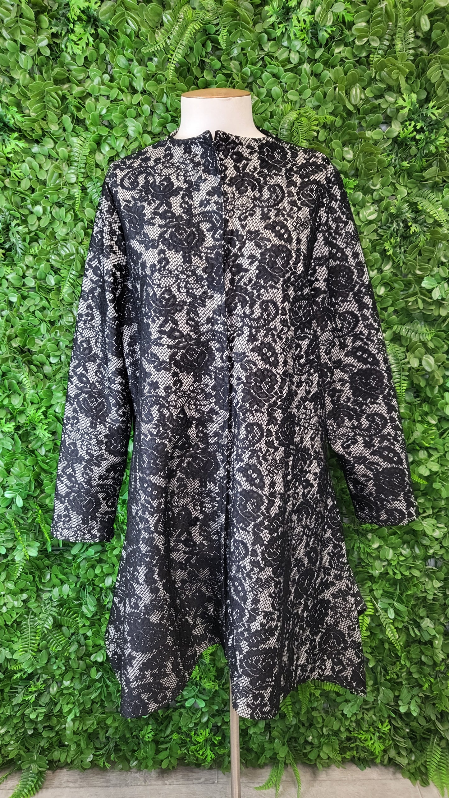 TS by Taking Shape Black Lace Longer Length Jacket (12-14)