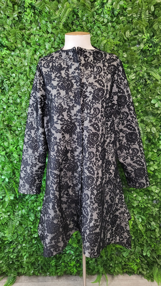 TS by Taking Shape Black Lace Longer Length Jacket (12-14)