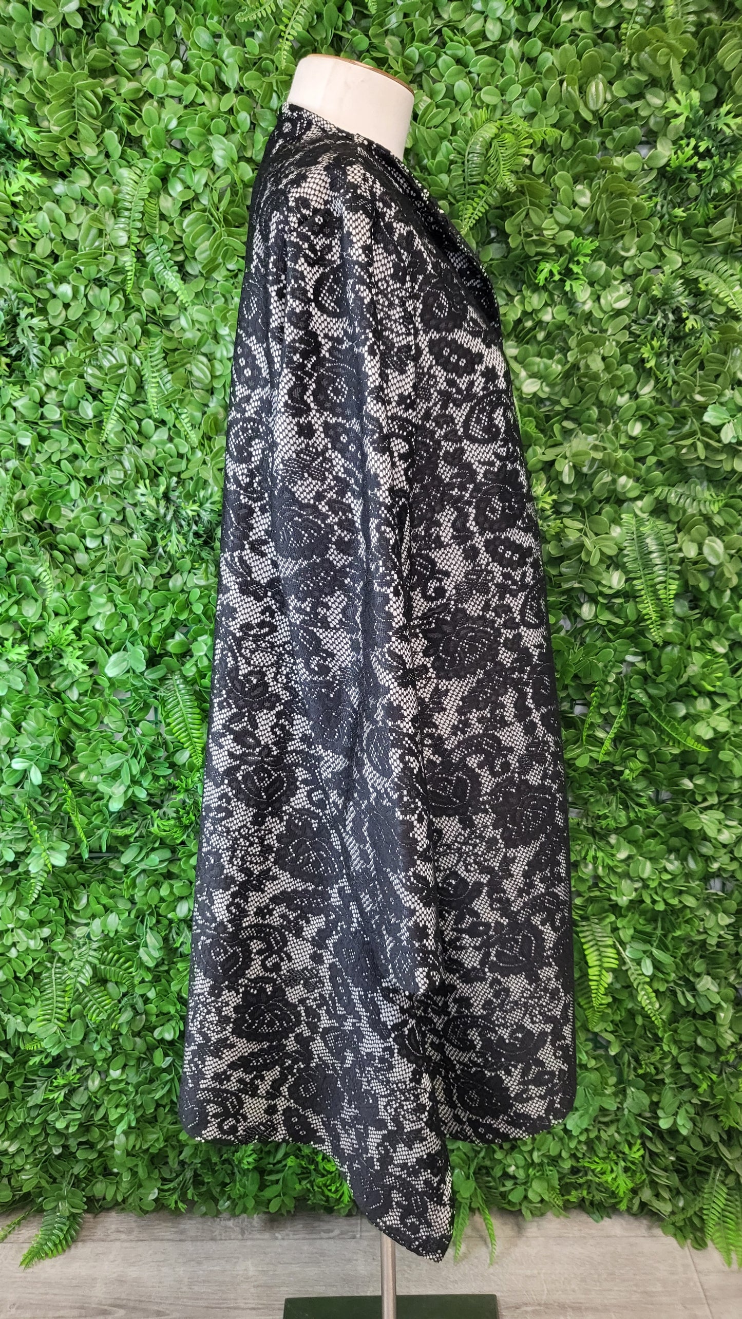 TS by Taking Shape Black Lace Longer Length Jacket (12-14)