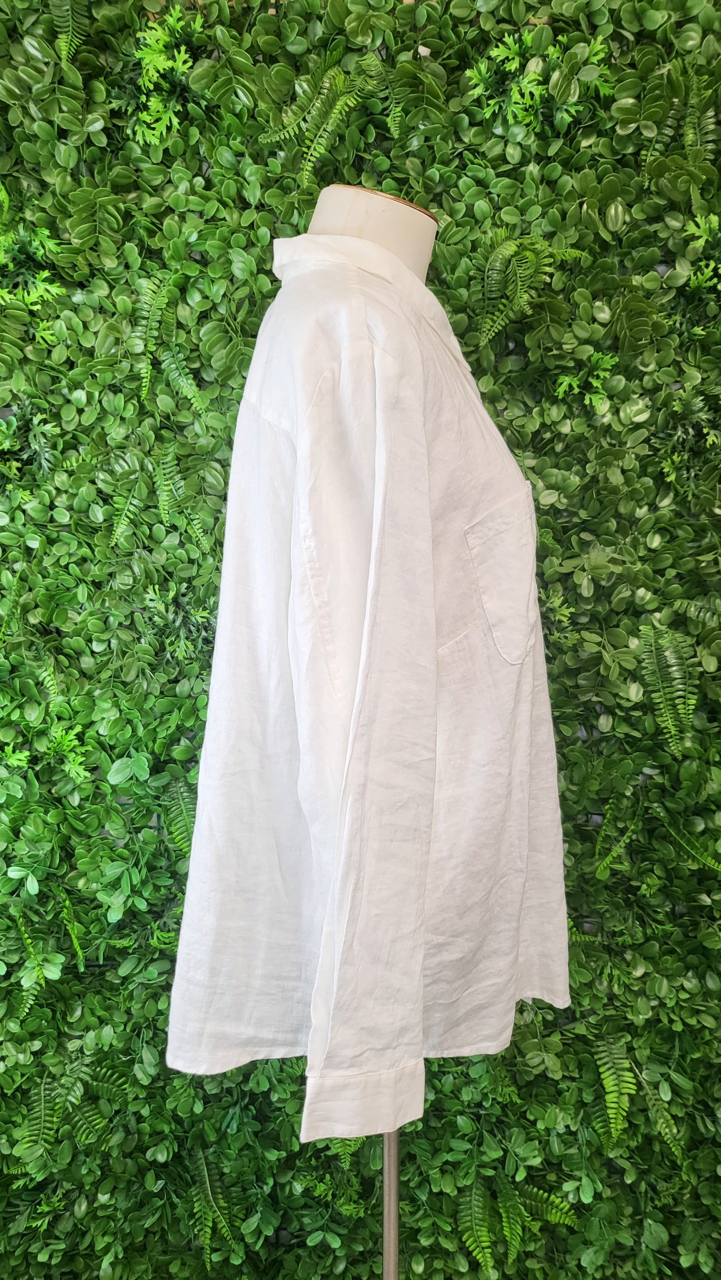 Monsoon White Linen Shirt BNWT (20)