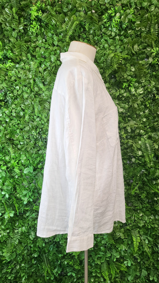 Monsoon White Linen Shirt BNWT (20)
