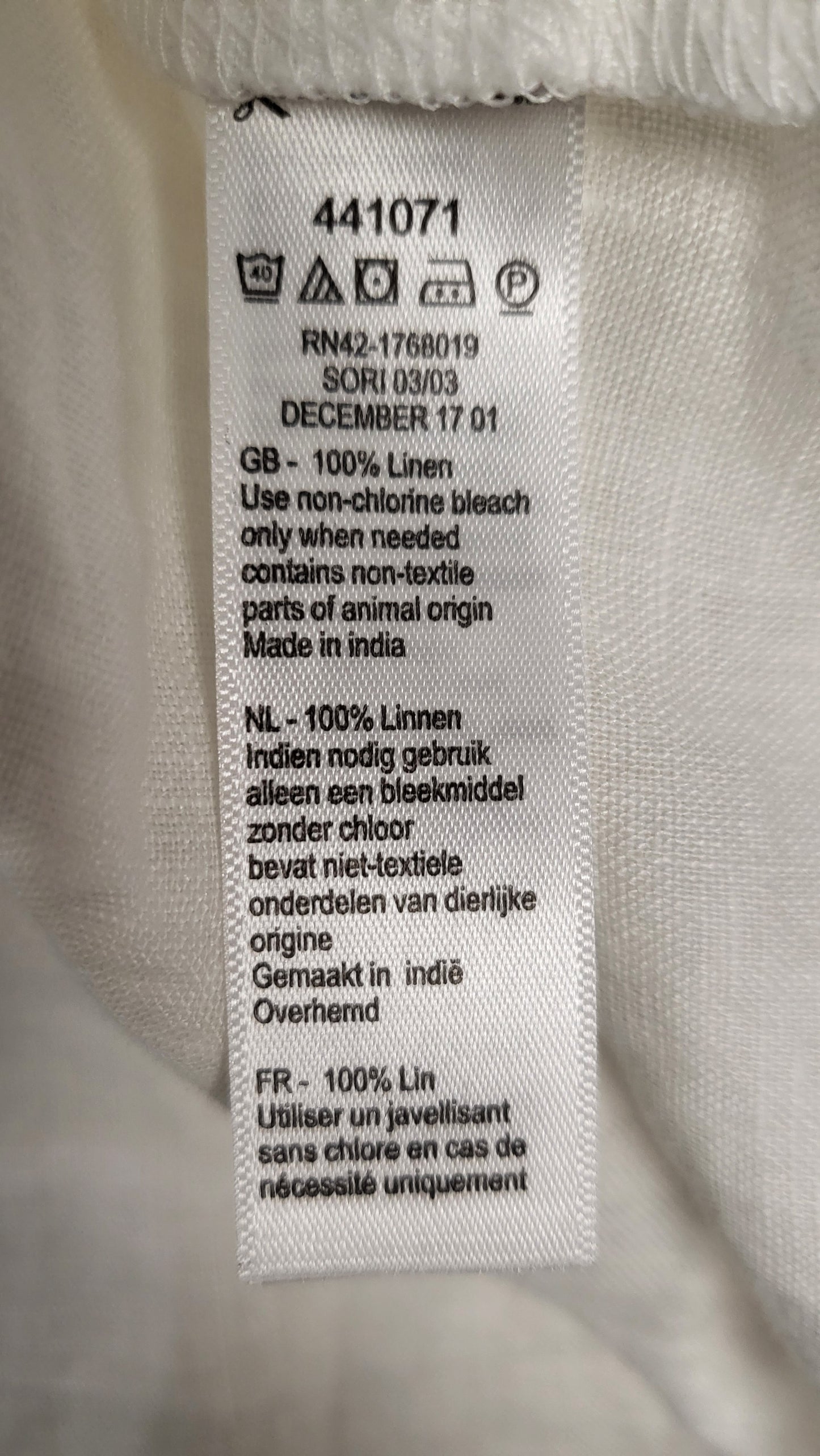 Monsoon White Linen Shirt BNWT (20)