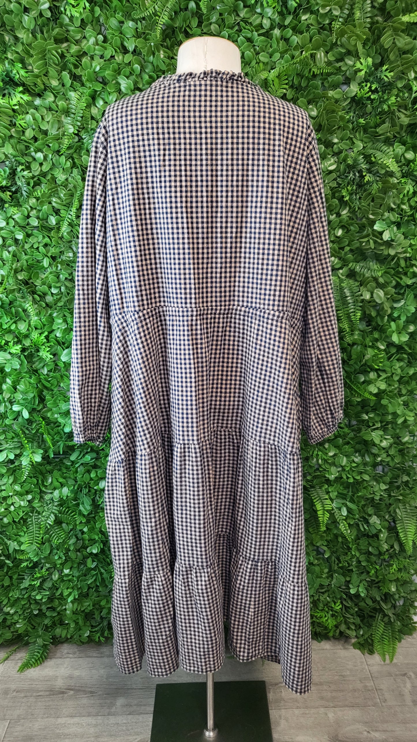 Boho  Gingham Dress (16)