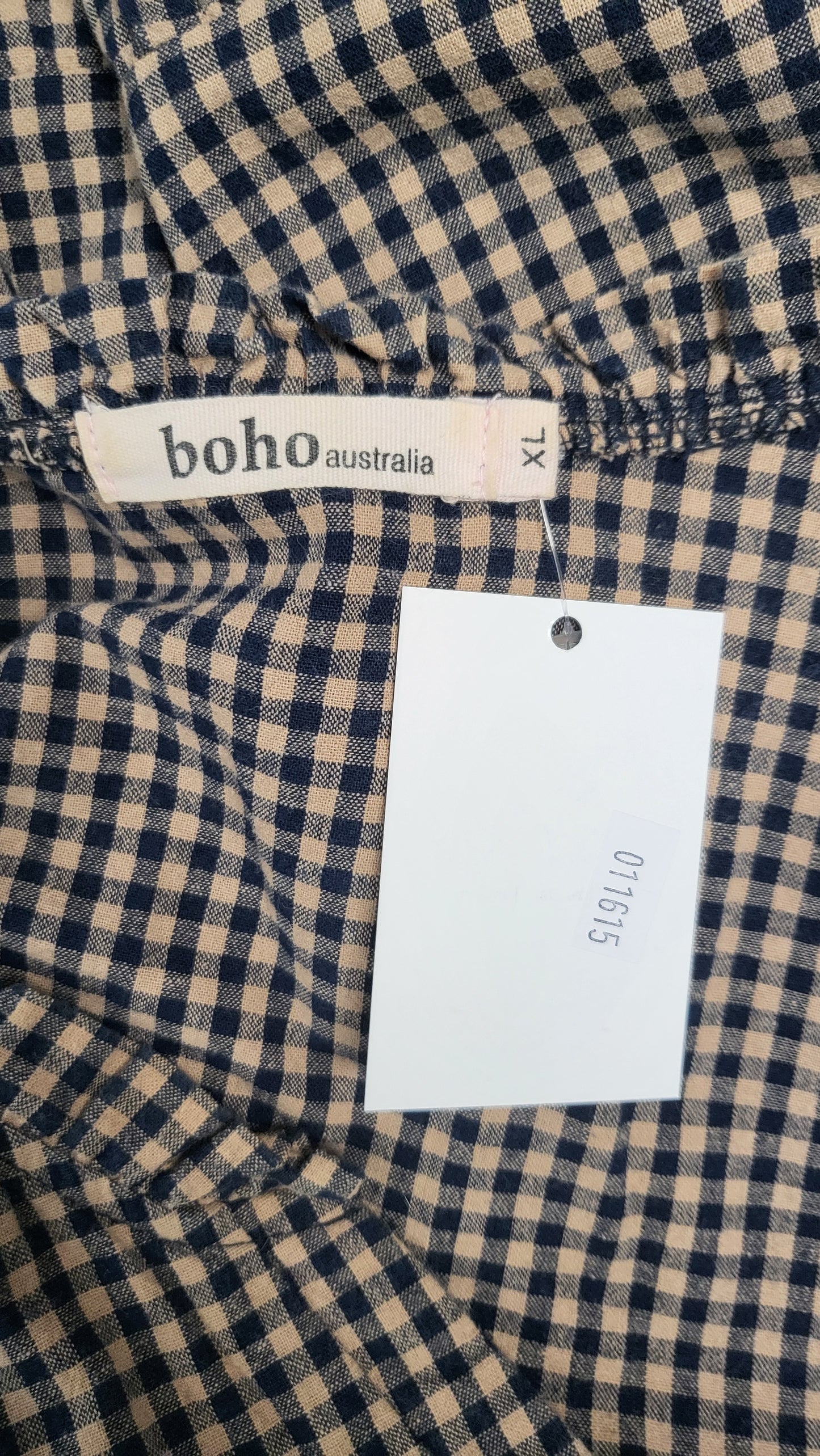 Boho  Gingham Dress (16)