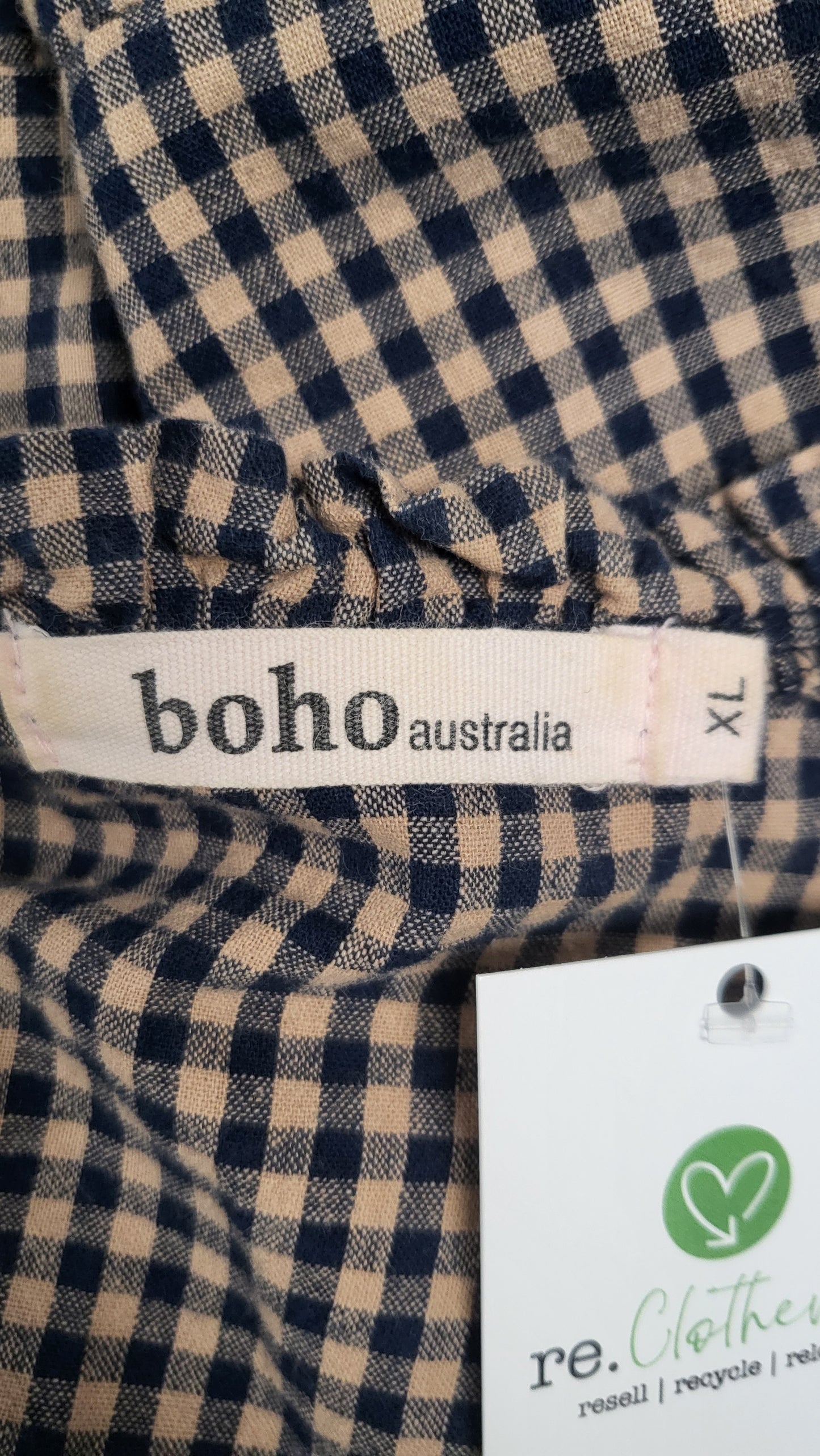 Boho  Gingham Dress (16)