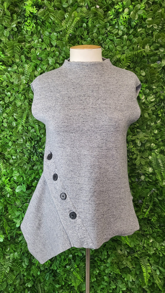 Country Road Marle Grey Knit Layering Top (XS)