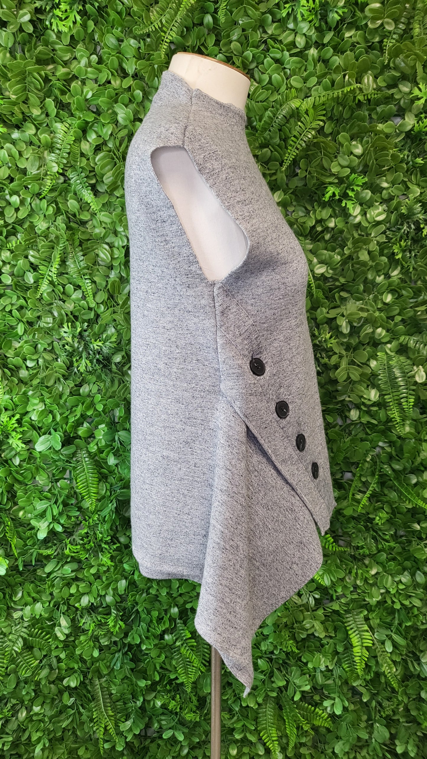 Country Road Marle Grey Knit Layering Top (XS)