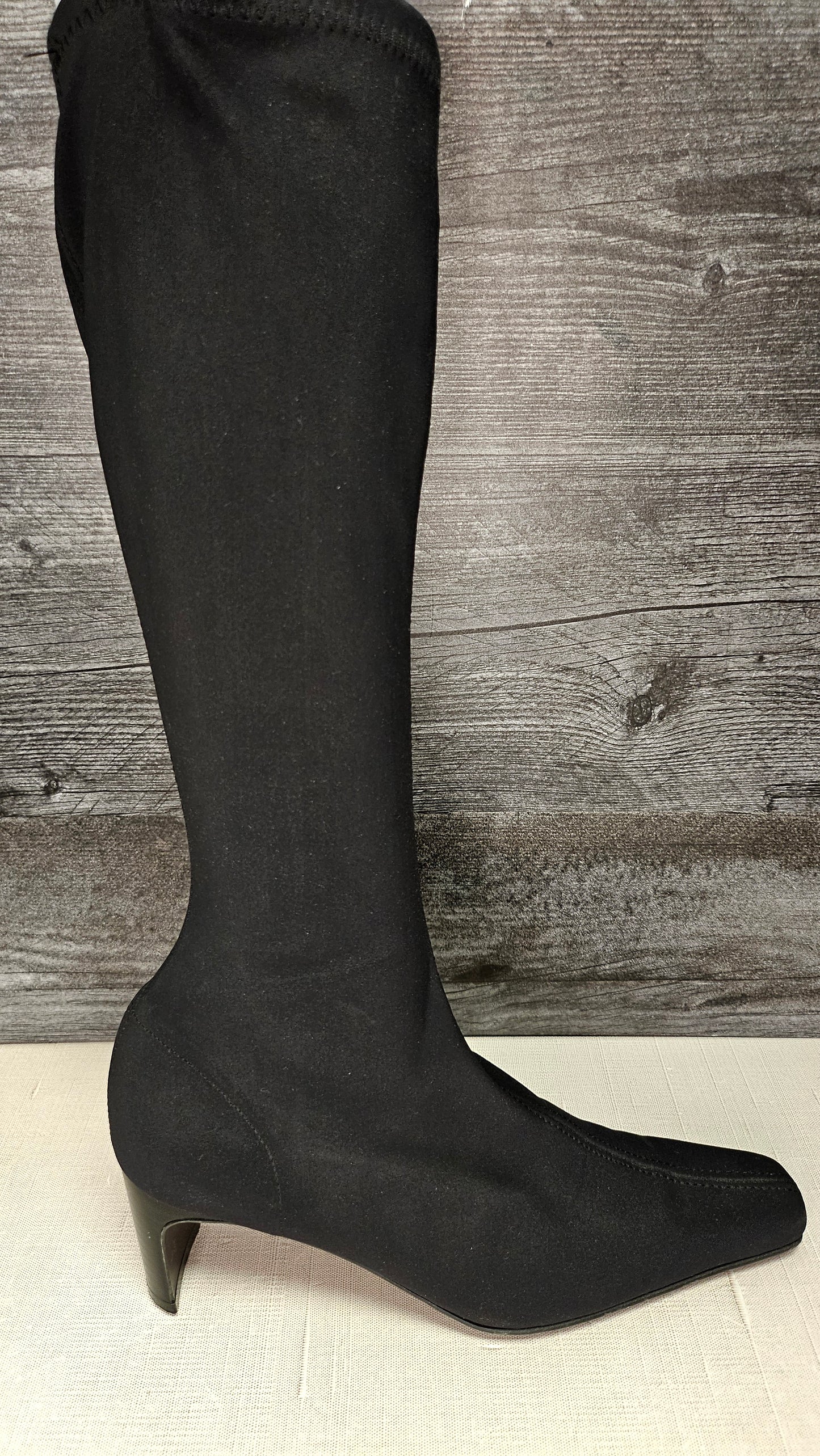 M&S Black Stretch Boot (39.5)