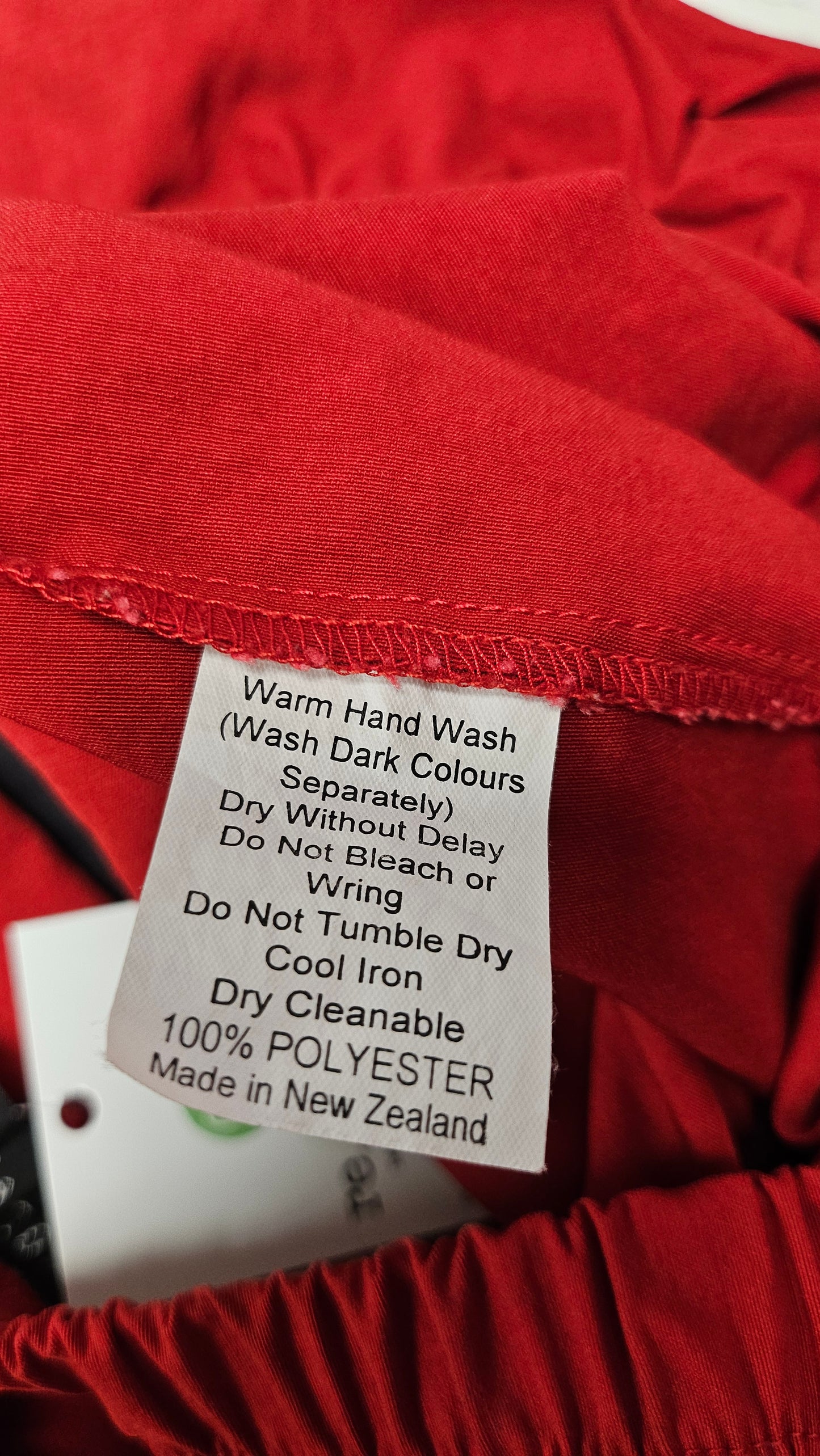Poppies Collection Red Ruched Skirt (18)
