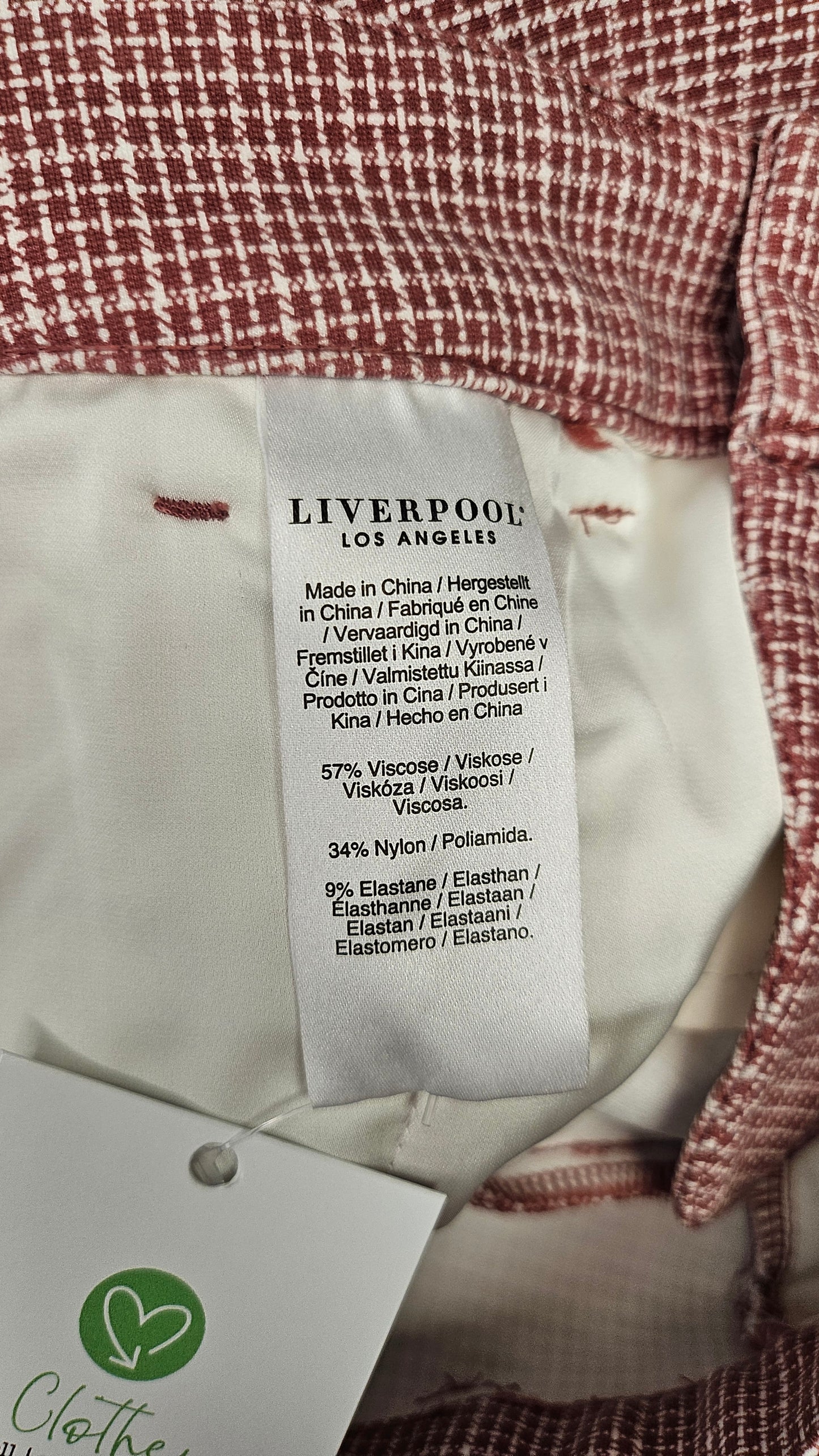 Liverpool Pink Check Pant (10)