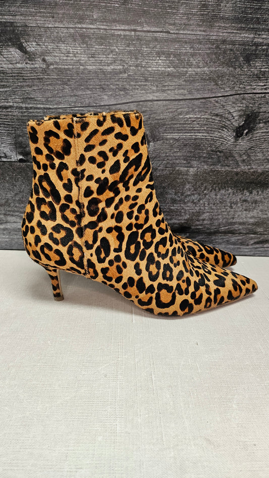 Witchery Leopard Kitten Heel Boot (38)