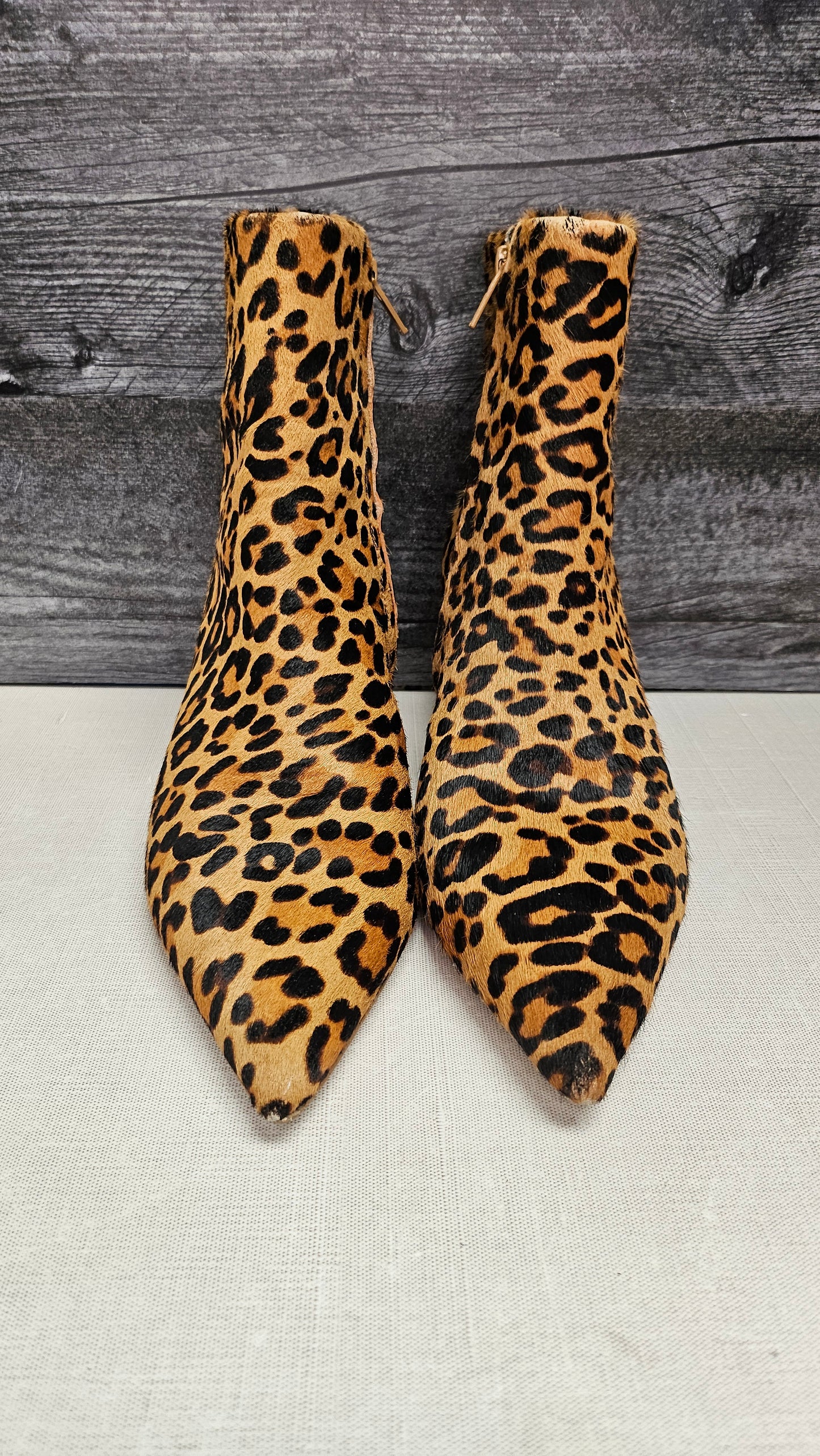 Witchery Leopard Kitten Heel Boot (38)