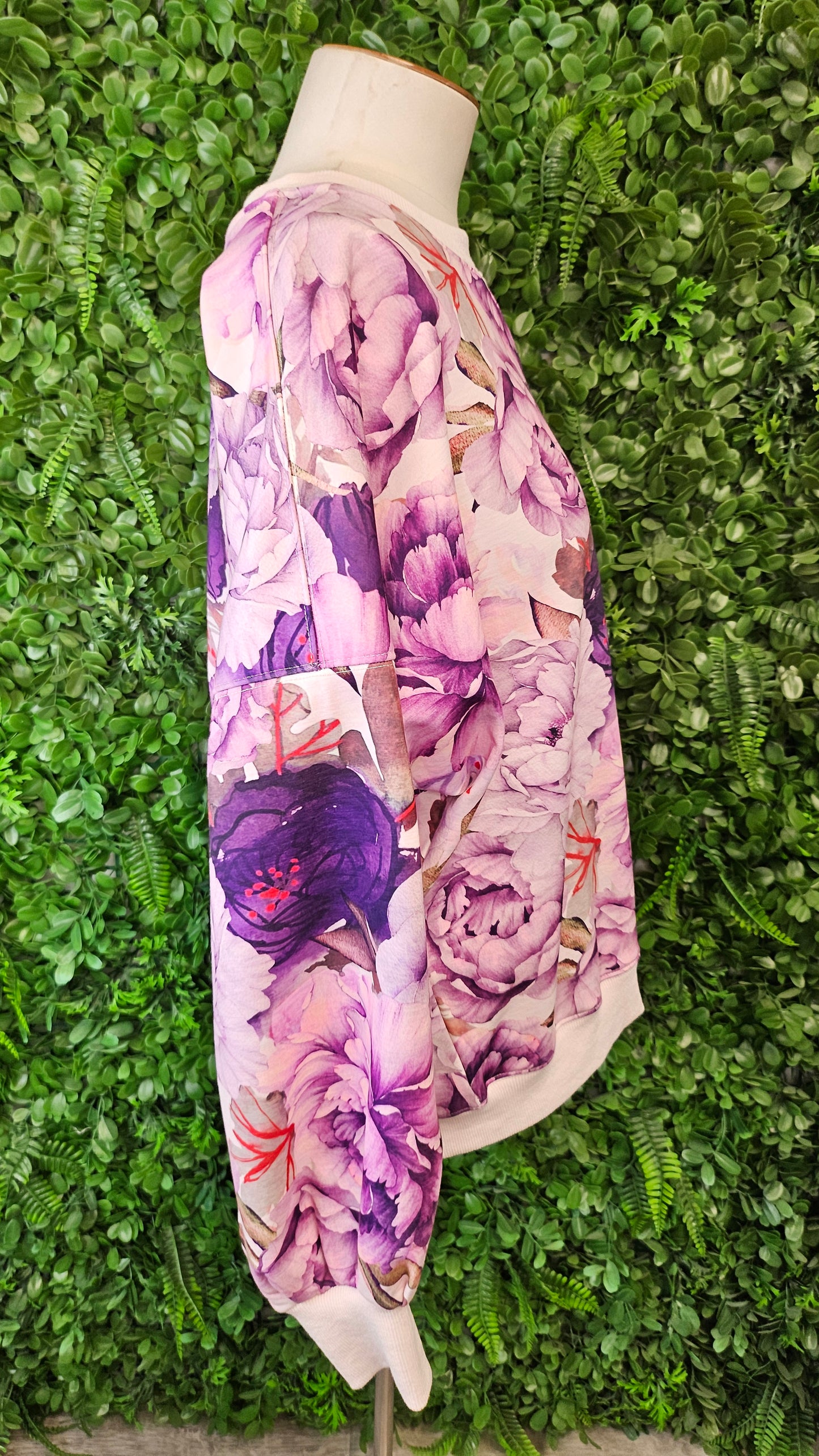 Augustine Purple/Pink Peony Sweat (10-12)